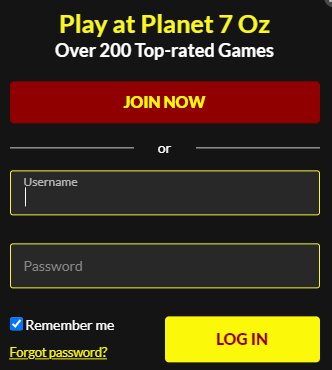 login Planet 7 Oz